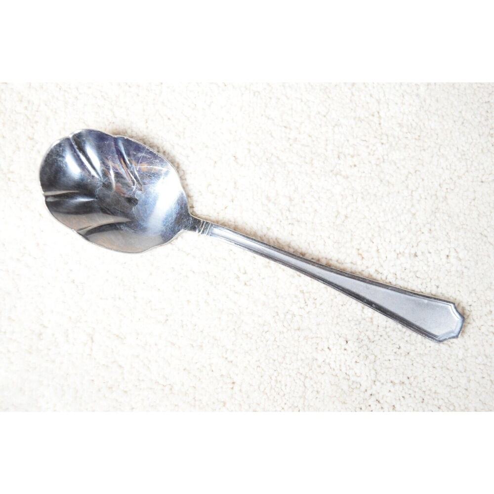 Wallace Stainless Flatware Arlington Sugar Spoon 6 3/8 inches